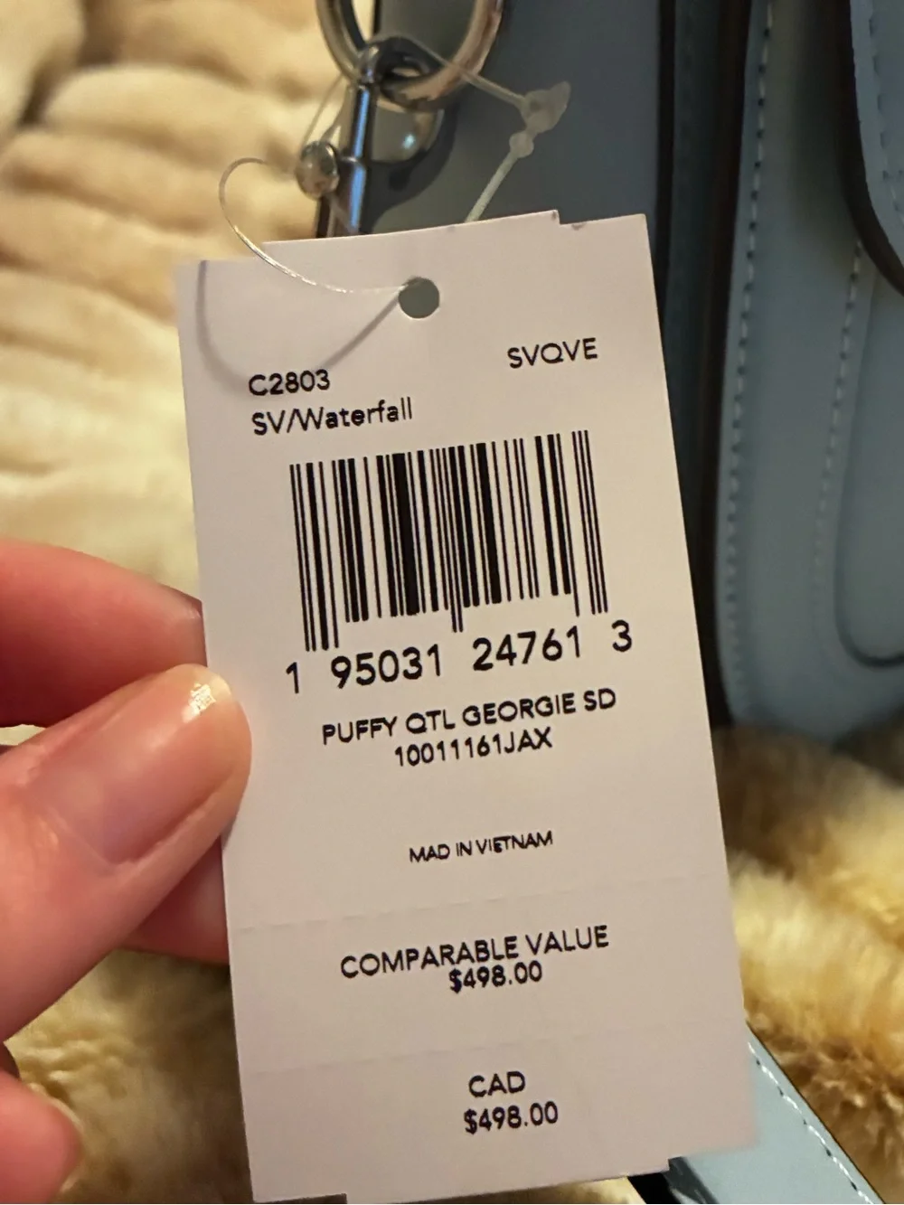 Coach Georgie Crossbody Bag in Light Blue